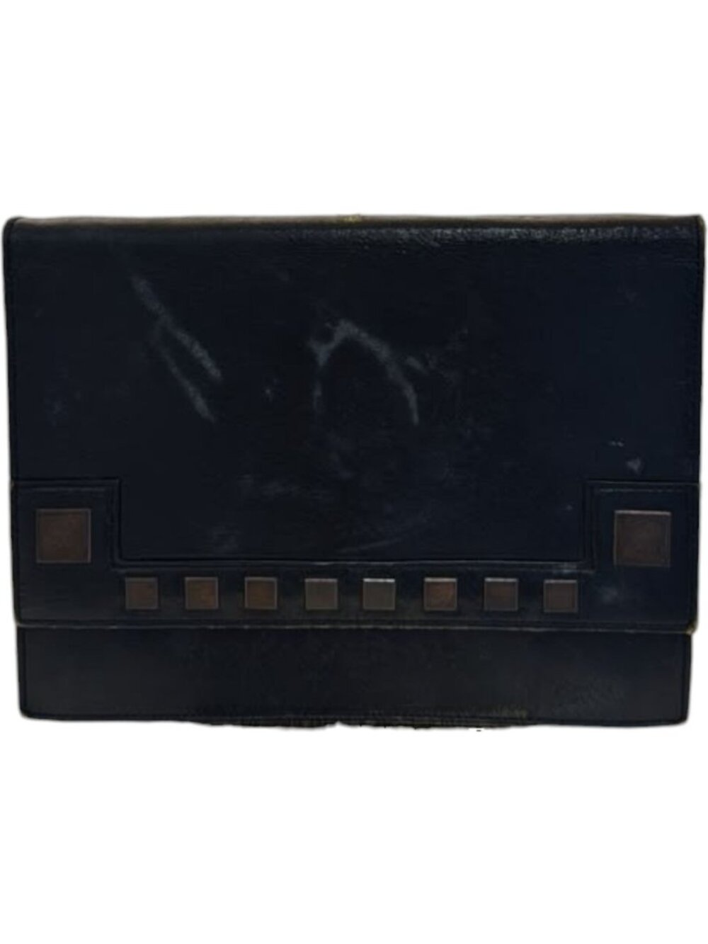 501157CR C1 YVES Saint Laurent Clutch Bag Black Leather